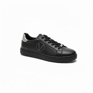 Valentino by Mario Valentino Black Leather Sneakers Men's Size 9.5
